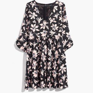 Moonblossom Ruffle Sleeve Dress in Winter Orchid 0